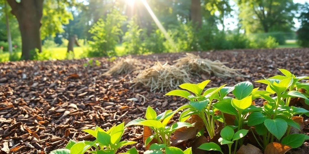 Mulchen im Garten: Vorteile und die besten Materialien
