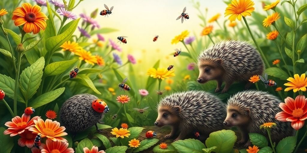 Nützlinge im Garten: Marienkäfer, Igel & Co. gezielt fördern